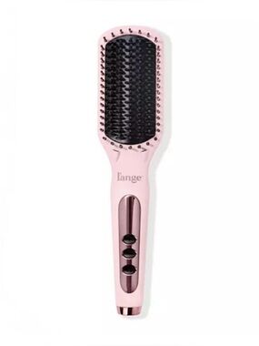 Lange Pink Paddle Hot Air Brush with Black Bristles